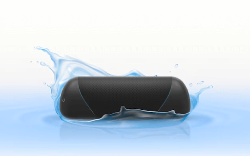 The Roam’s tough design allows it to withstand water 