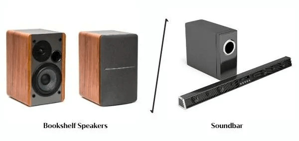 Speakers improve the audio quality better than soundbars
