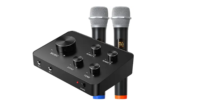 Use USBB to connect karaoke mic to speaker