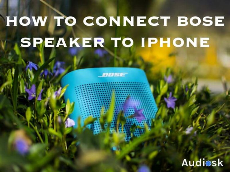 how to connect bose speaker to iphone