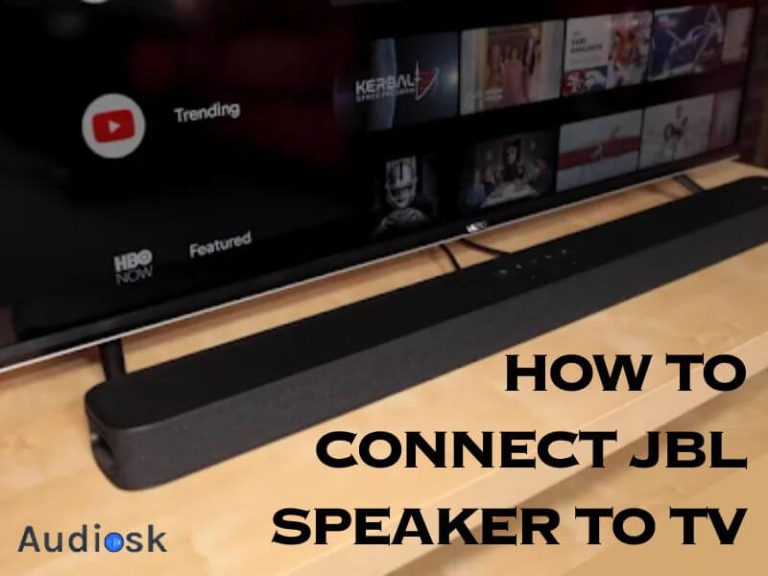 how to connect jbl speaker to tv