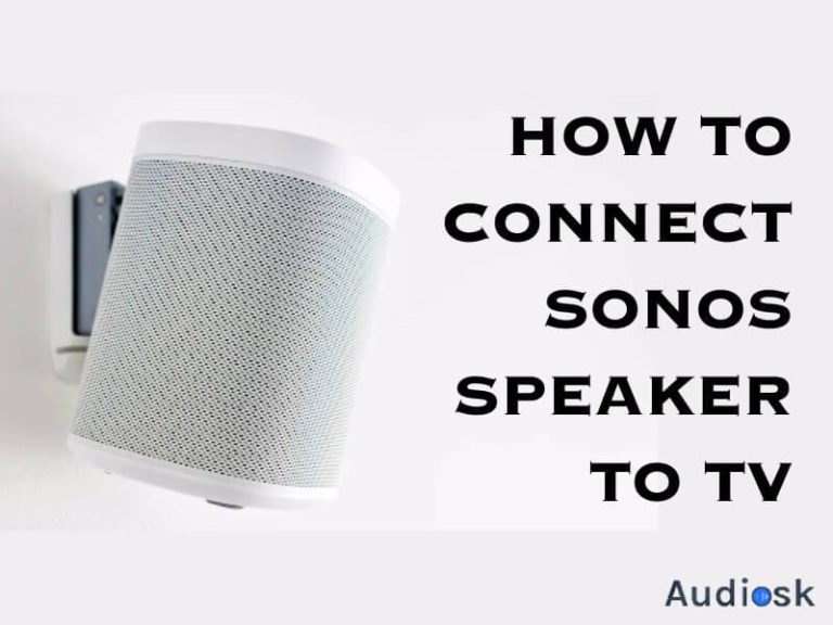 how to connect sonos speaker to tv
