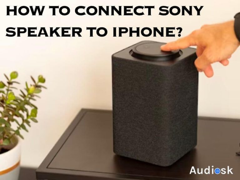 connect sony speaker to iphone