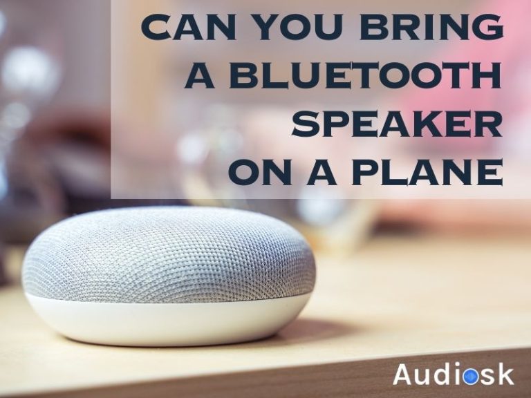 can you bring a bluetooth speaker on a plane