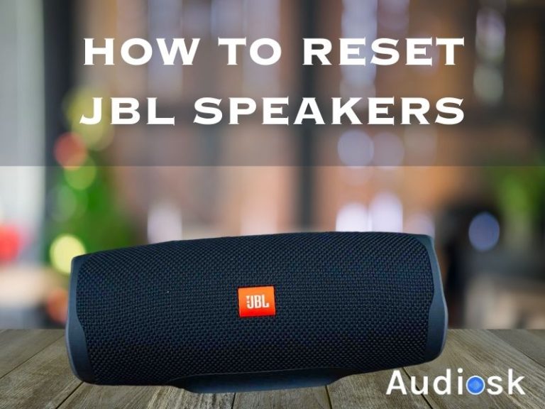 how to reset jbl speakers