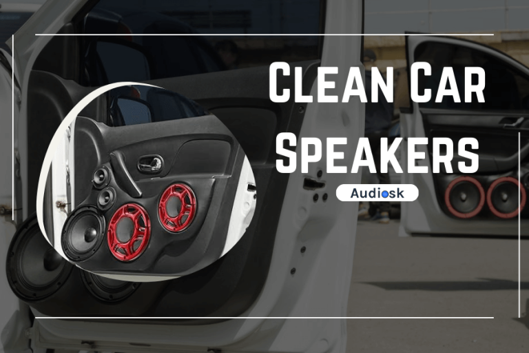 How to clean car speakers