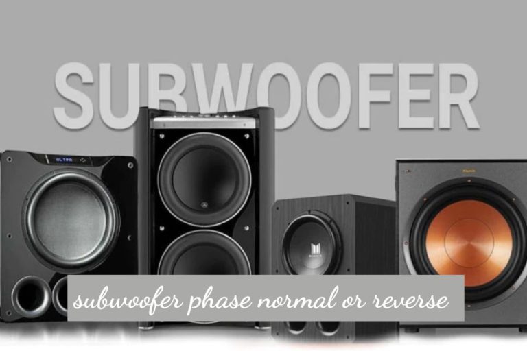subwoofer phase normal or reverse
