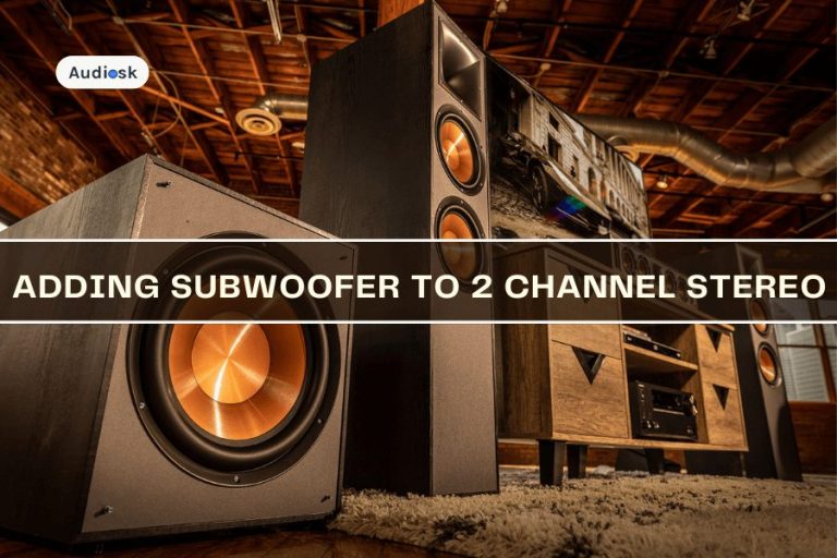 adding subwoofer to 2 channel stereo