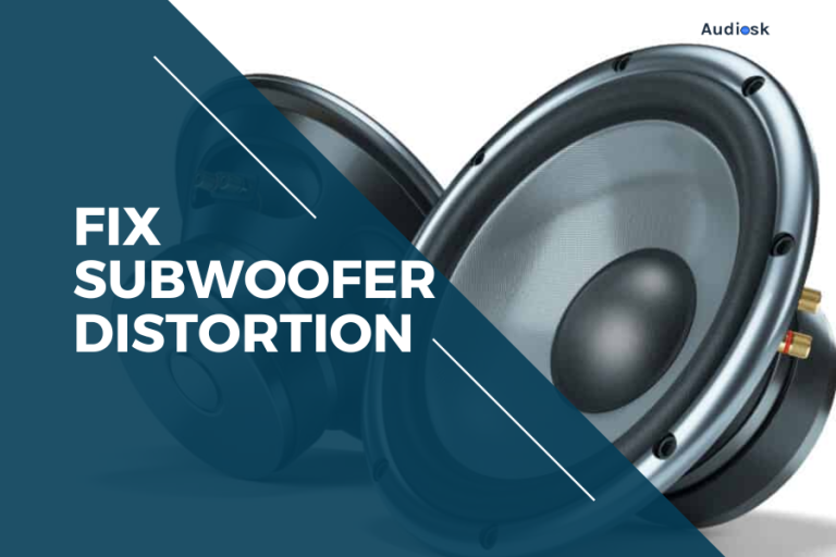 how to fix subwoofer distortion