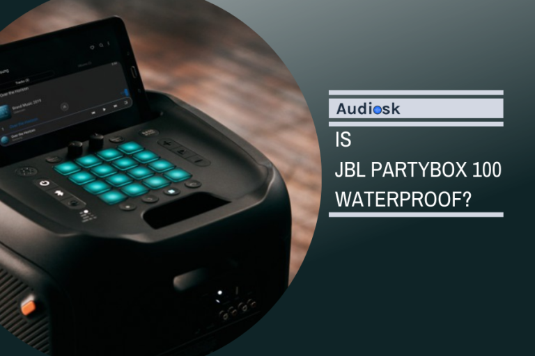 Is jbl partybox 100 waterproof