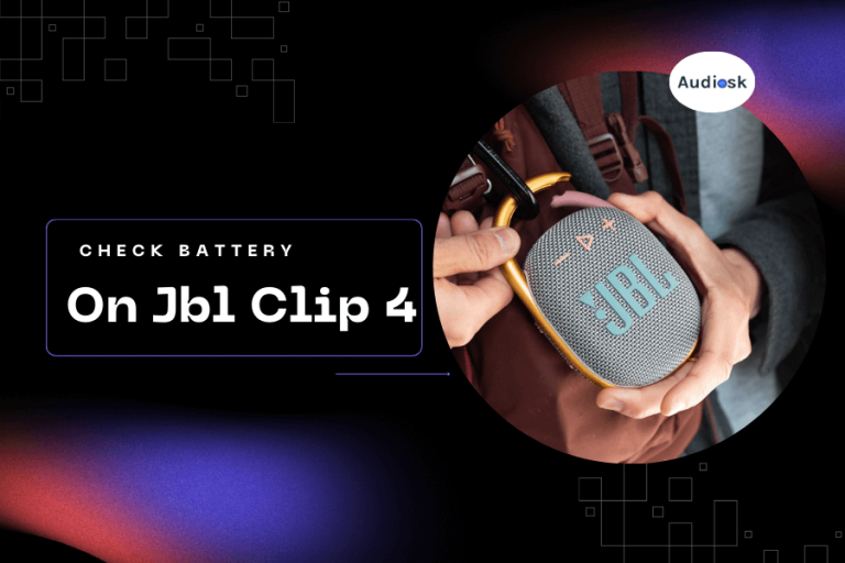 how to check battery on jbl clip 4