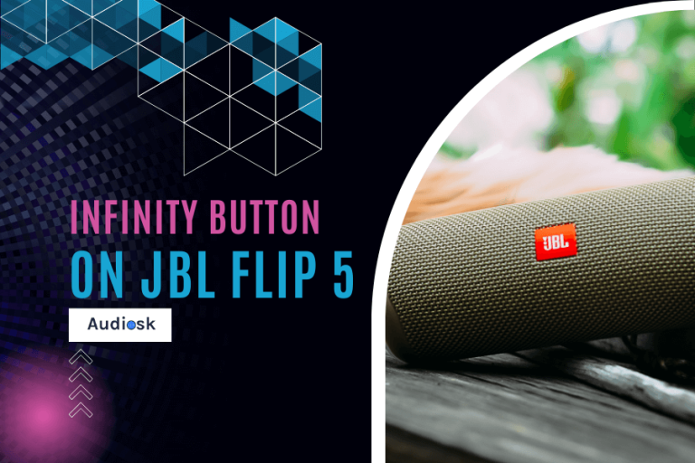 what is the infinity button on jbl flip 5